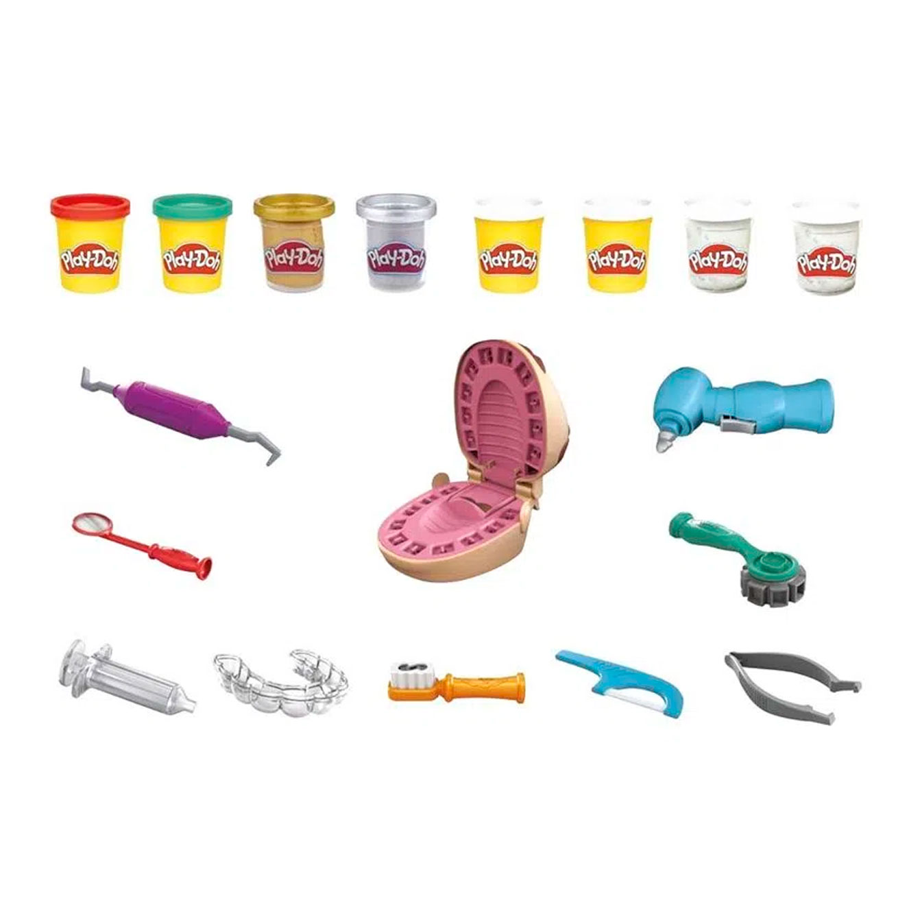 Masa Para Moldear Play-doh Mini Dentista Bromista .
