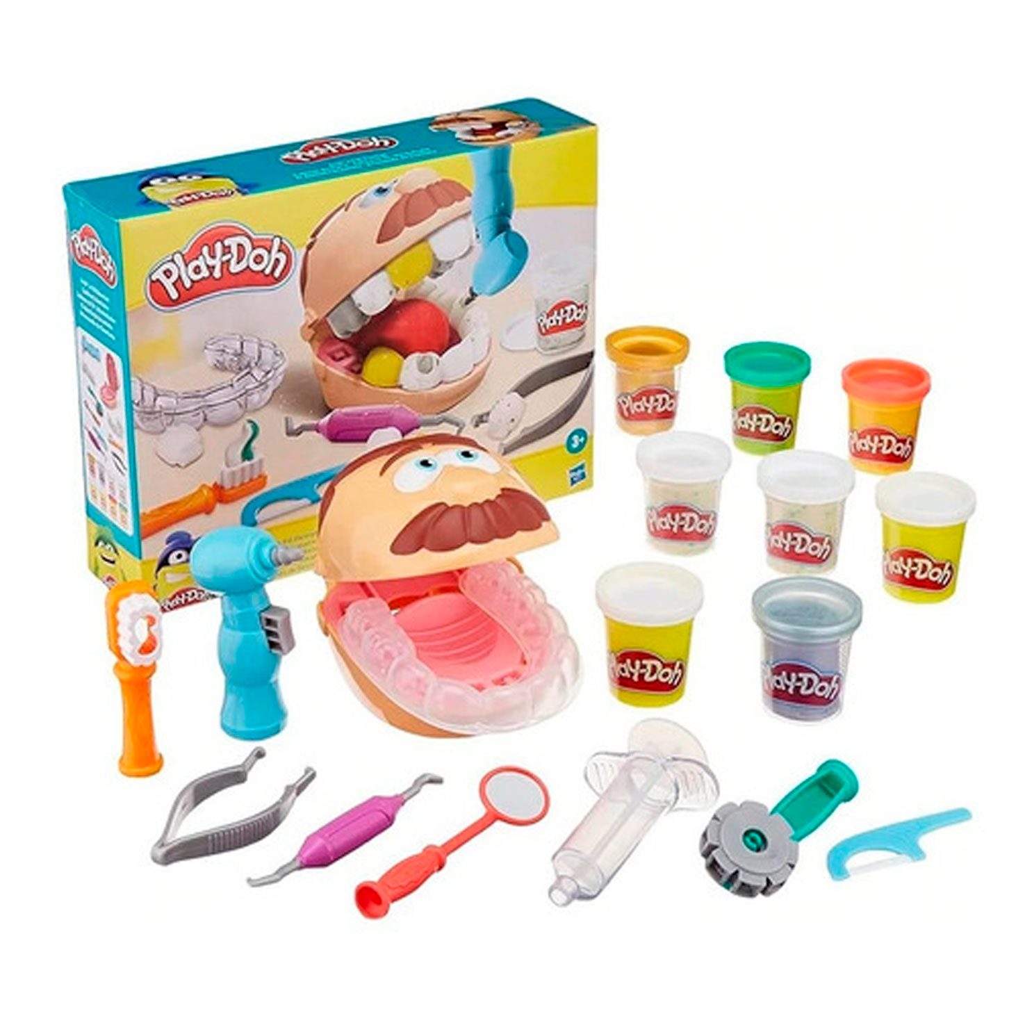 Masa Para Moldear Play-doh Mini Dentista Bromista .