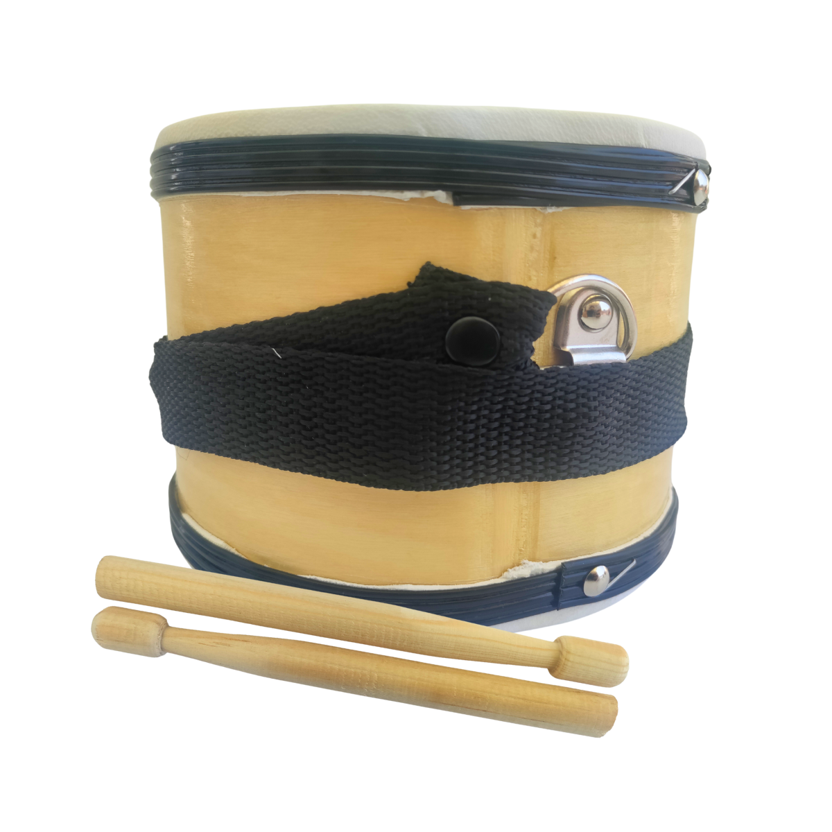 Instrumento Musical Tambor Didáctico Mediano #6: Madera, Piel y Sonido
