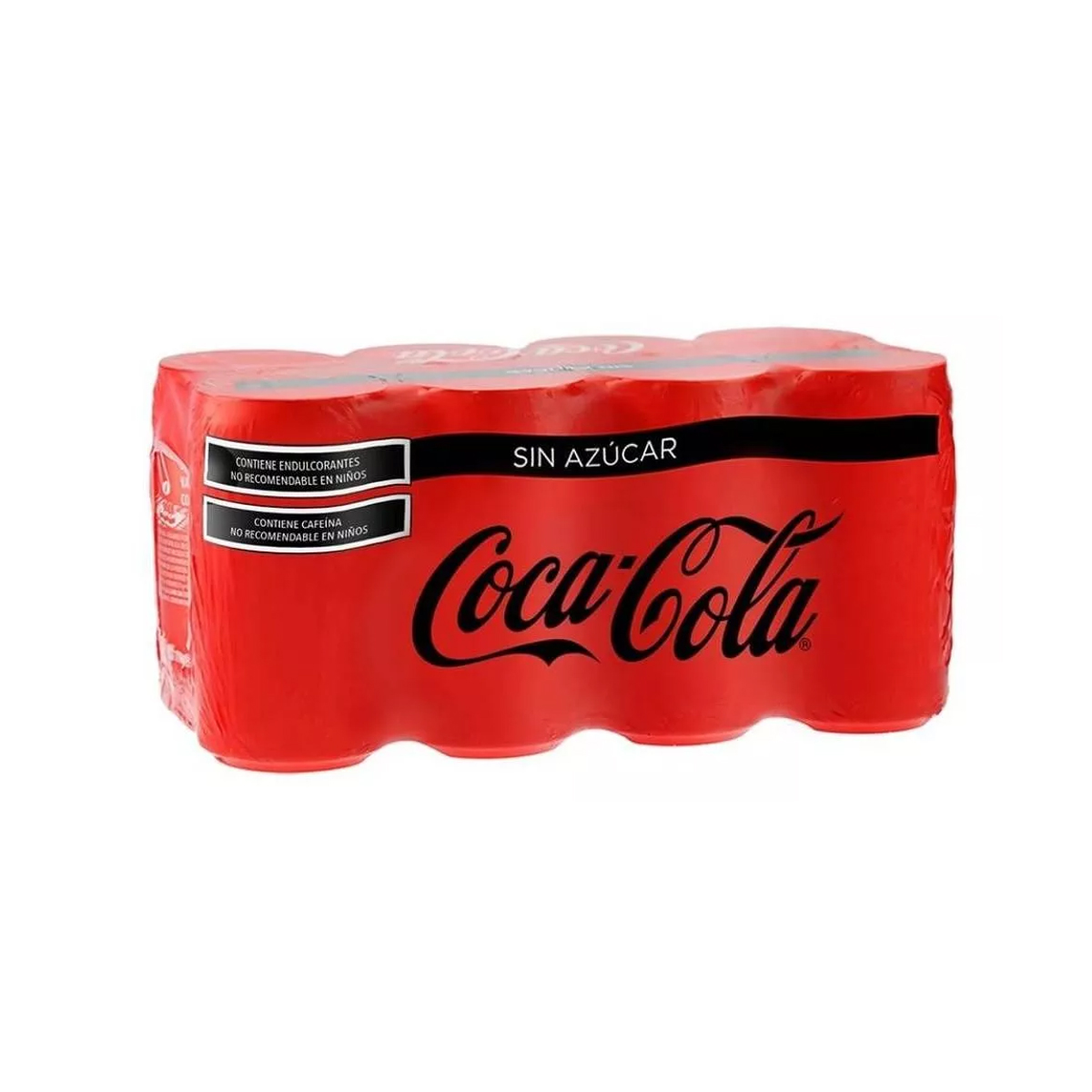 Refresco Coca Cola sin Azúcar Pack con 8 Latas de 235 ml c/u