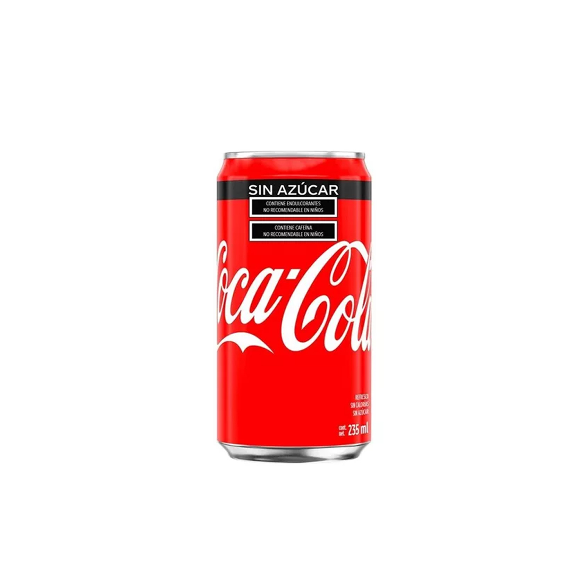 Refresco Coca Cola sin Azúcar Pack con 8 Latas de 235 ml c/u