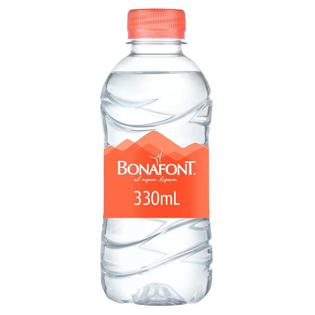 6 Piezas de Agua Natural Bonafont 330 ml