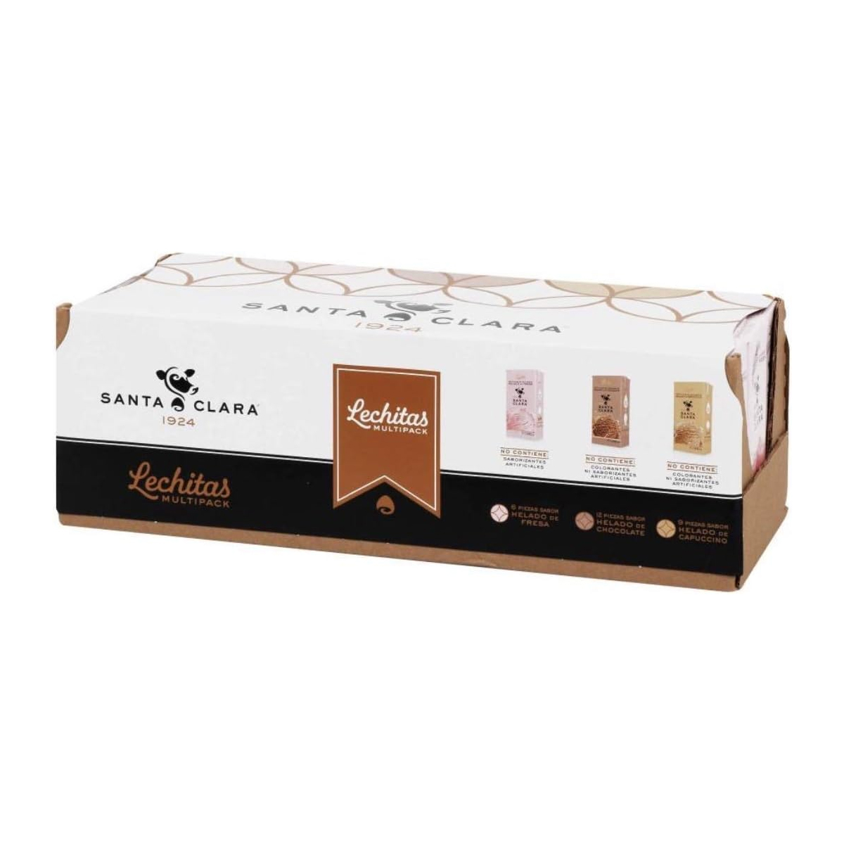 Leche Santa Clara Sabores Helados 180 ml 24 piezas