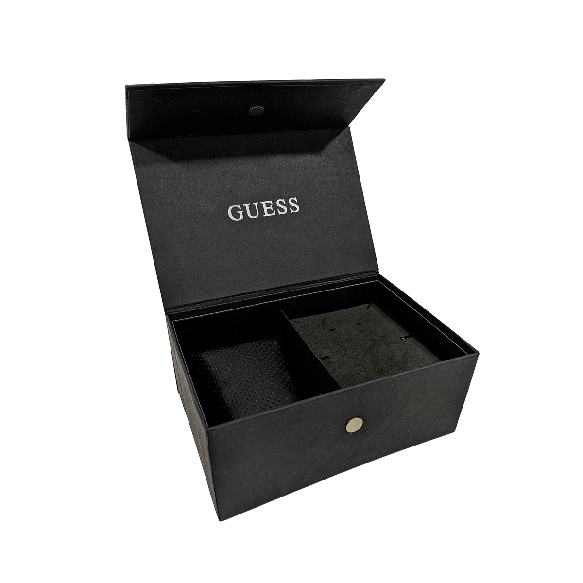 Kit Reloj y Aretes Guess ICONIC para Dama GW0477L3-K24 Oro Rosa