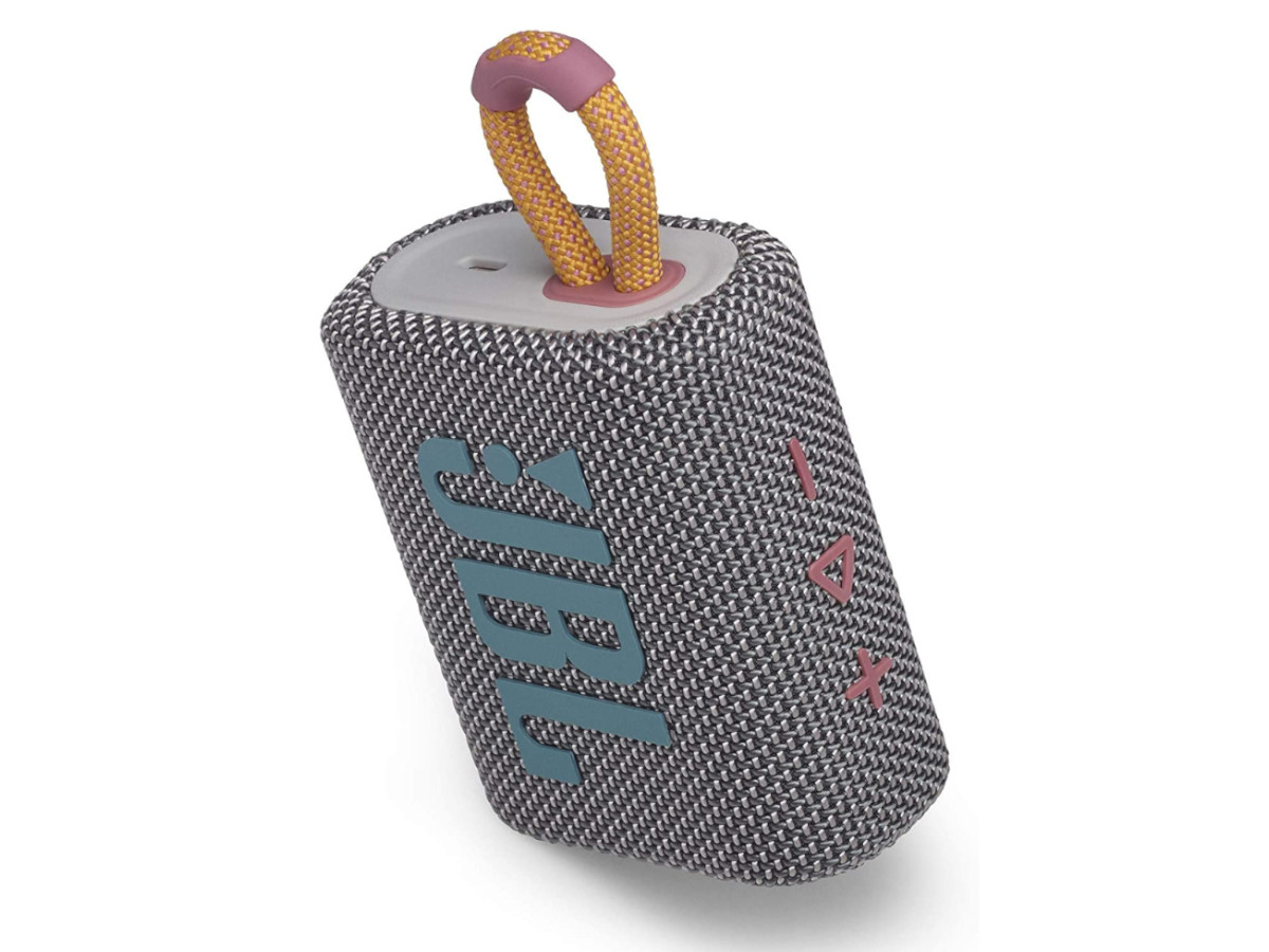Bocina Bluetooth JBL GO 3 Portátil Impermeable IP67 Gris