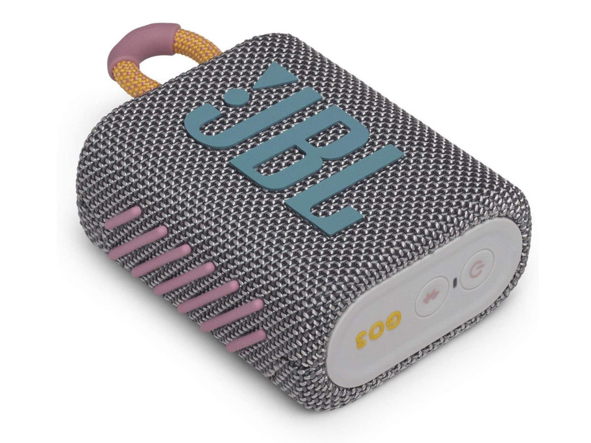 Bocina Bluetooth JBL GO 3 Portátil Impermeable IP67 Gris