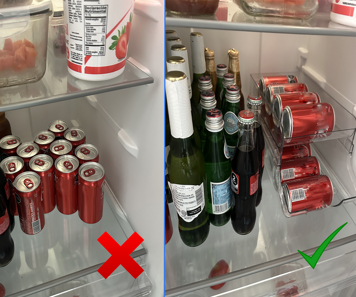 Dispensador de Latas de Refresco y Cerveza para Refrigerador