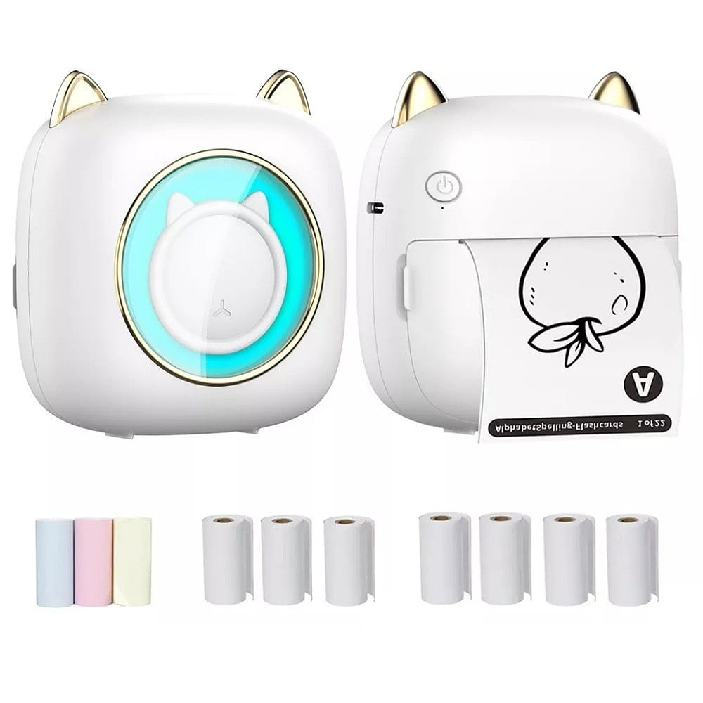 Mini Impresora Térmica Inalámbrica Con Bluetooth Portátil