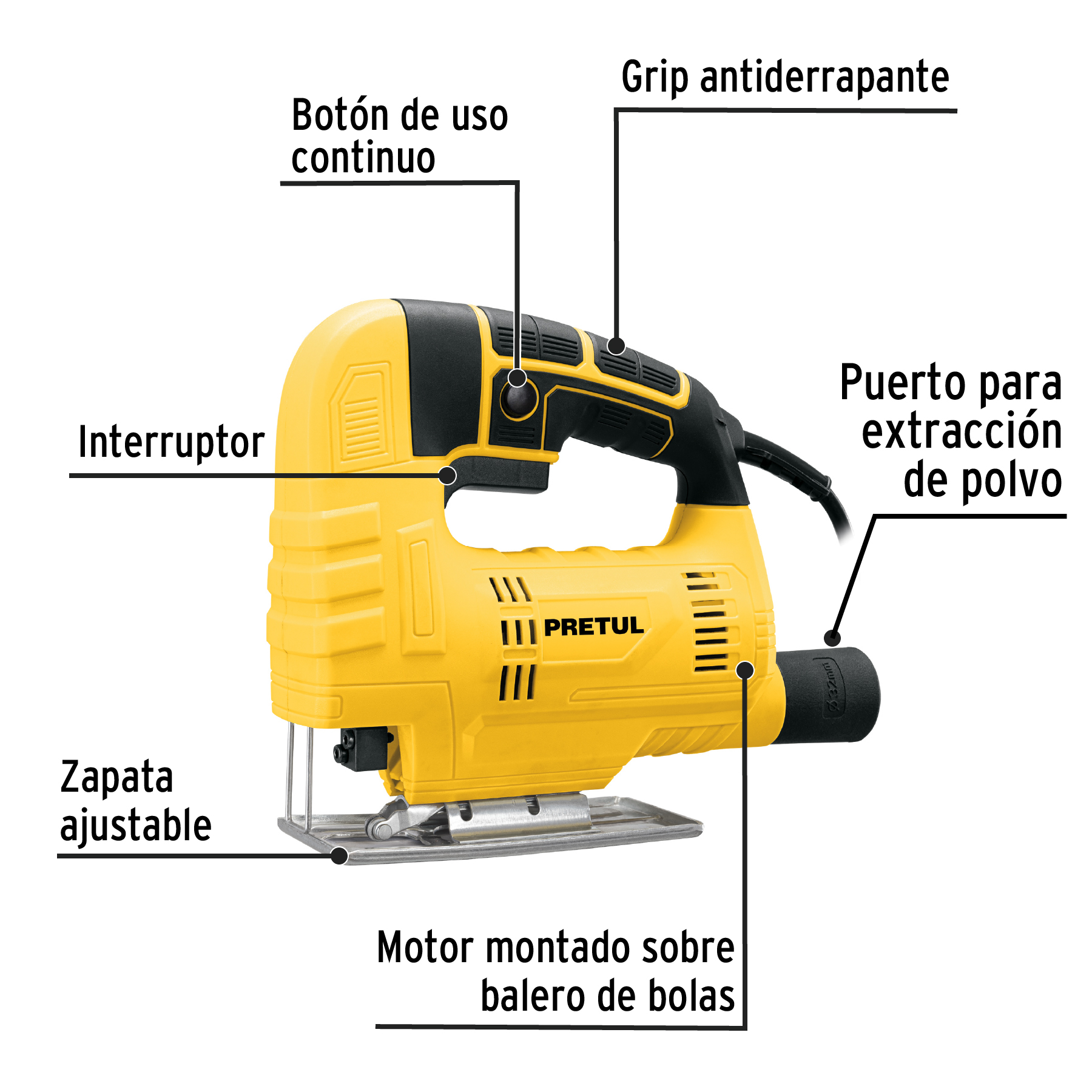 SIERRA CALADORA 400 W, PRETUL 29003
