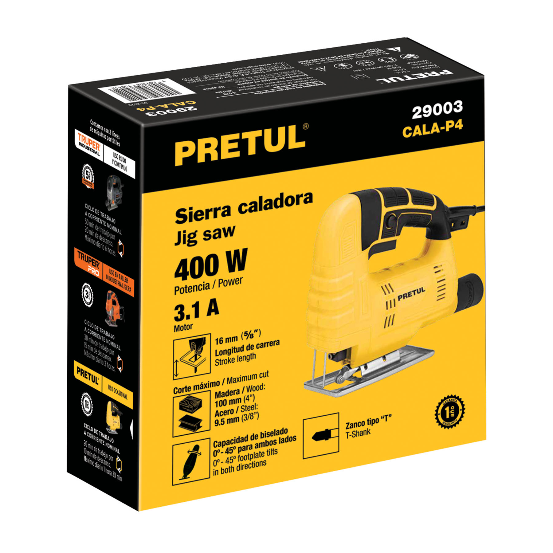 SIERRA CALADORA 400 W, PRETUL 29003