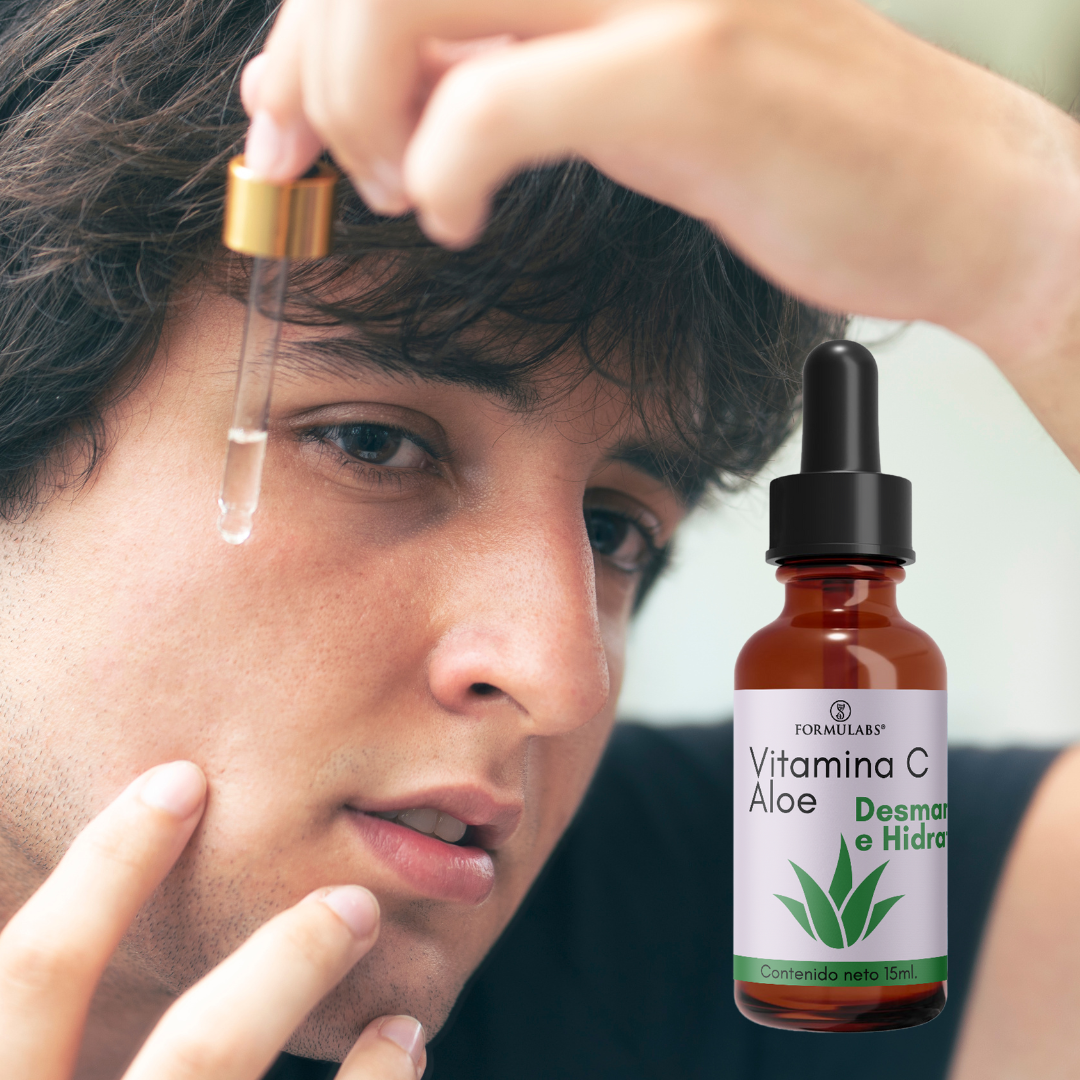 Serum Facial Vitamina C Con Aloe Vera, Despigmentante, Hidratante,  15ml Día/noche - Formulabs