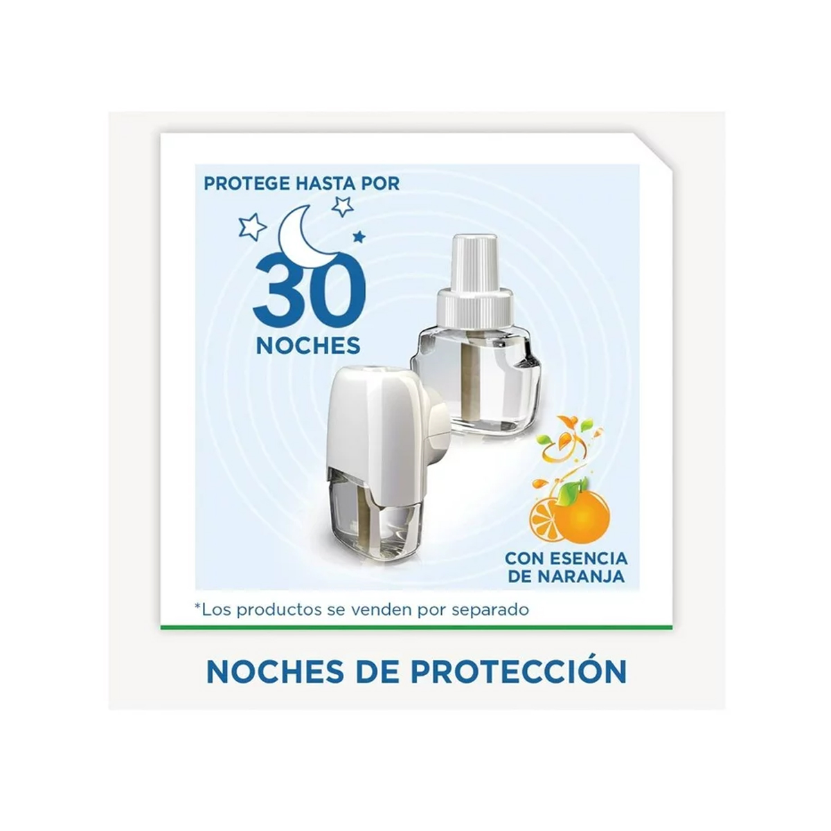 2 Pack Raid Repelente Eléctrico Aparato y Repuesto 21 ml Naranja