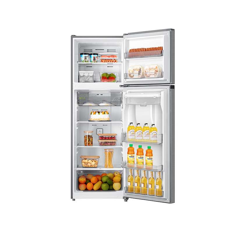 Refrigerador Midea MDRT489MTM46W 13 Pies Top Mount Silver.