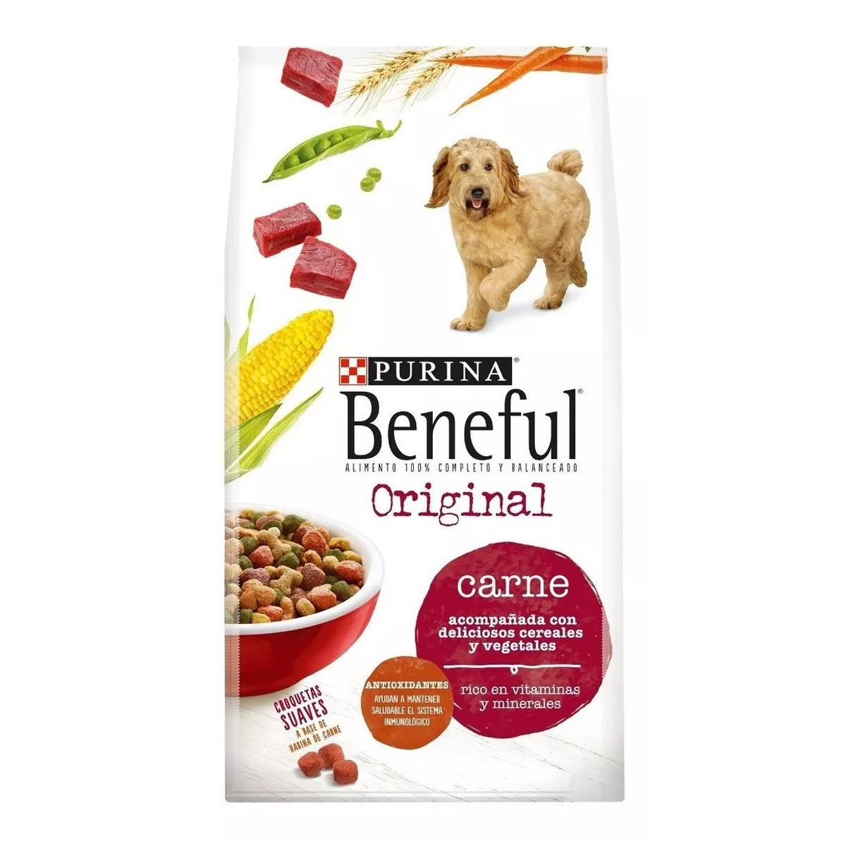 Alimento Beneful Original Perro Adulto Carne en Bolsa 10 kg