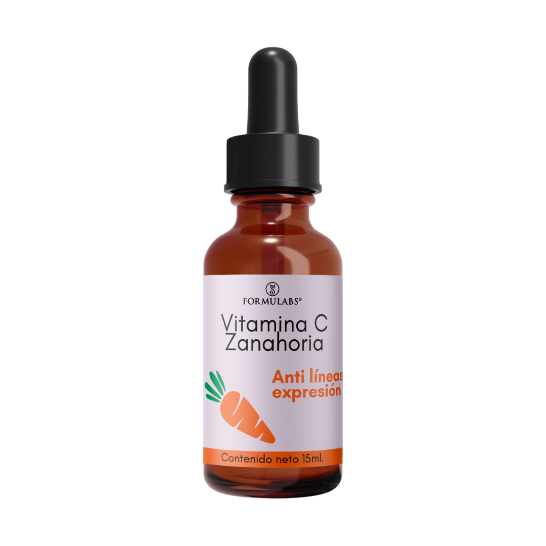 Serum Vitamina C con Zanahoria, Previene Líneas De Expresión, Día/noche 15ml