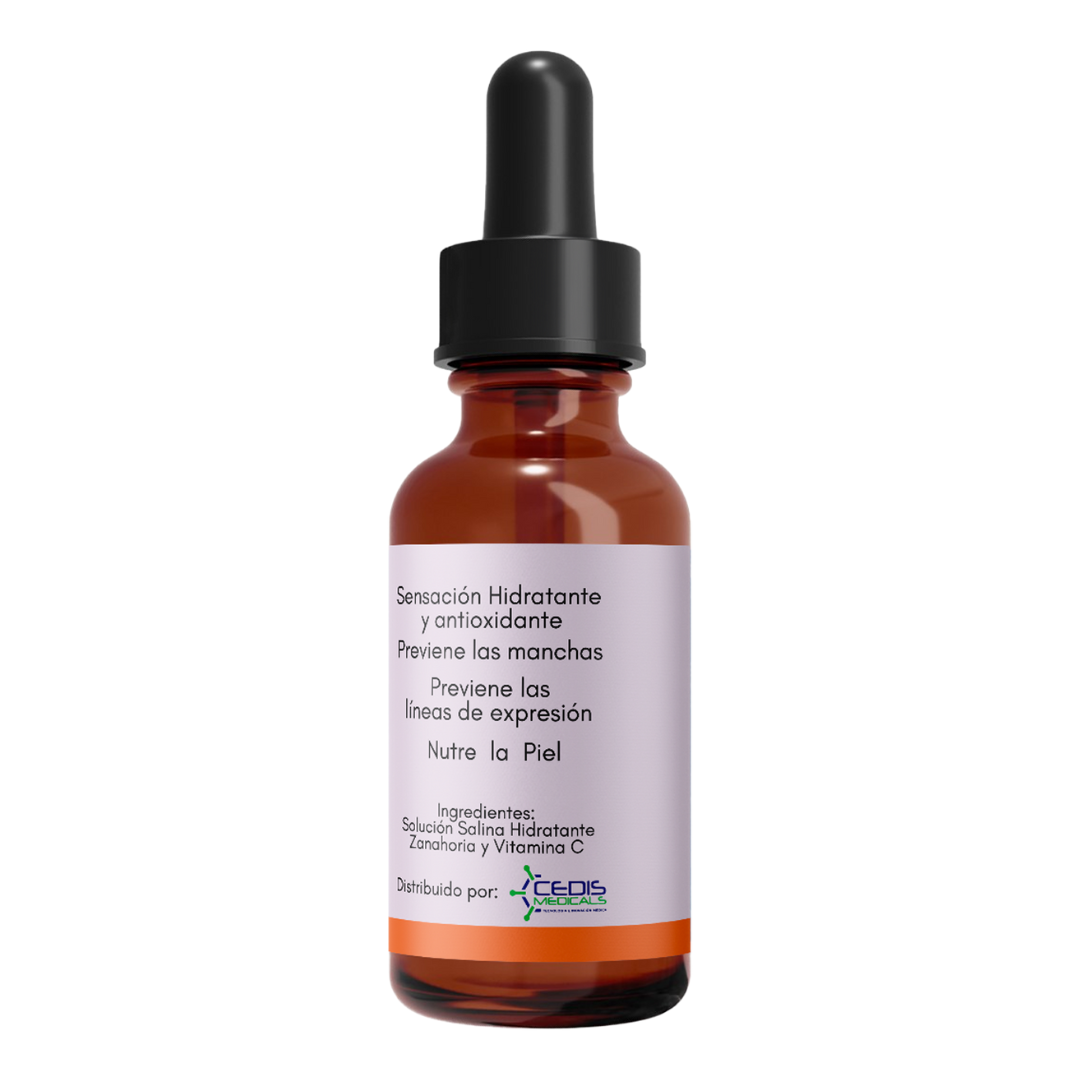 Serum Vitamina C con Zanahoria, Previene Líneas De Expresión, Día/noche 15ml