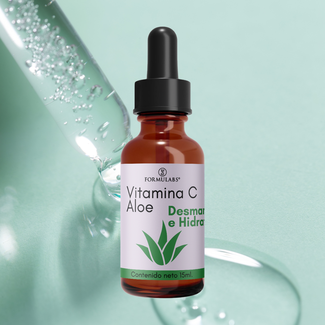  Serum Facial Vitamina C, Con Aloe, Desmanchante 15ml, Día Y Noche, Todo tipo de piel 2 piezas