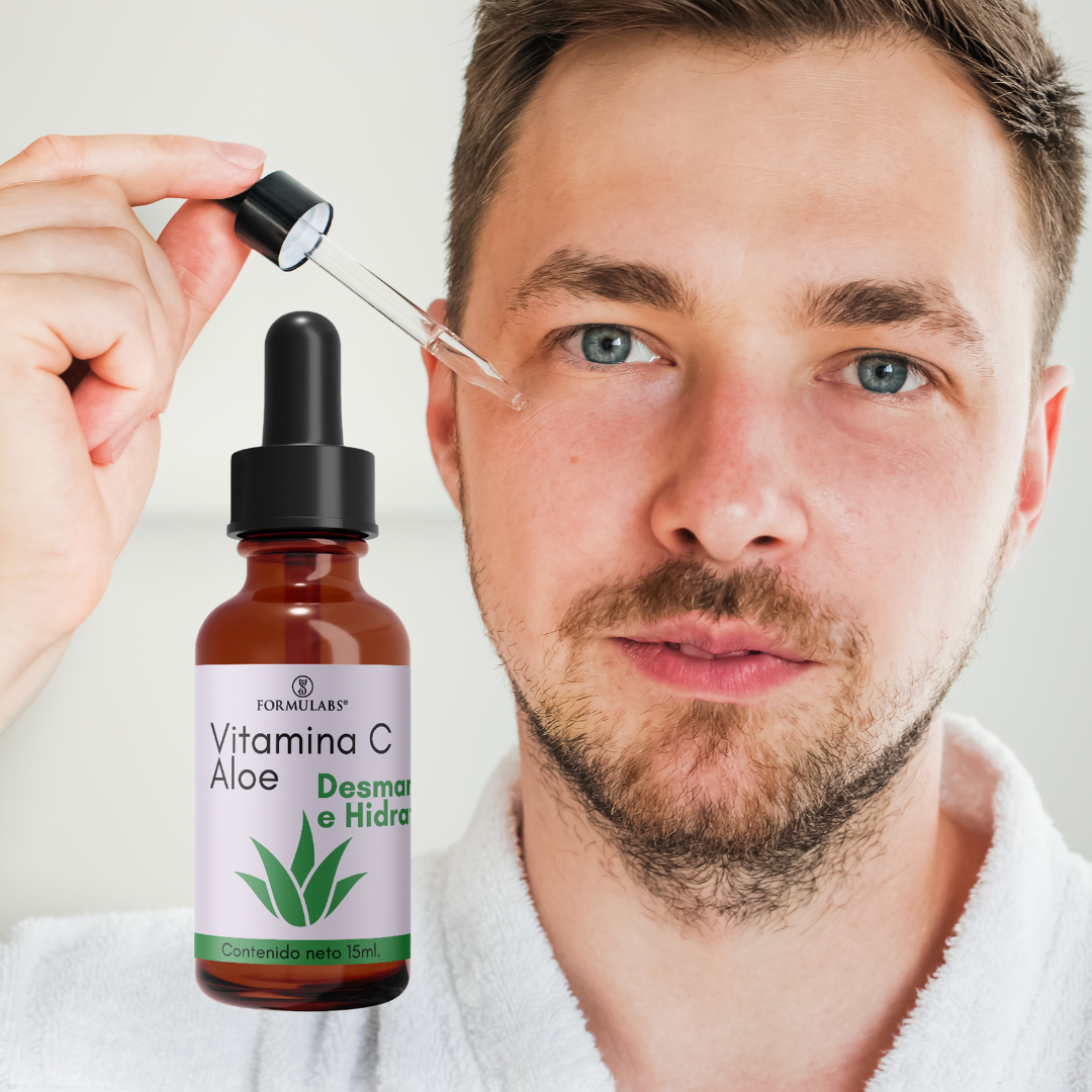  Serum Facial Vitamina C, Con Aloe, Desmanchante 15ml, Día Y Noche, Todo tipo de piel 2 piezas