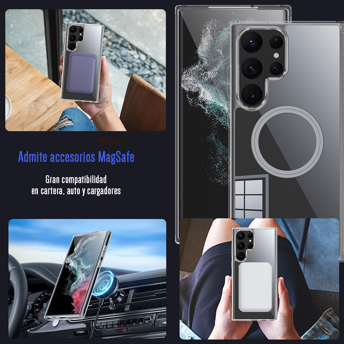 Funda Para Galaxy S23 Ultra Con Magsafe Maxima Protección