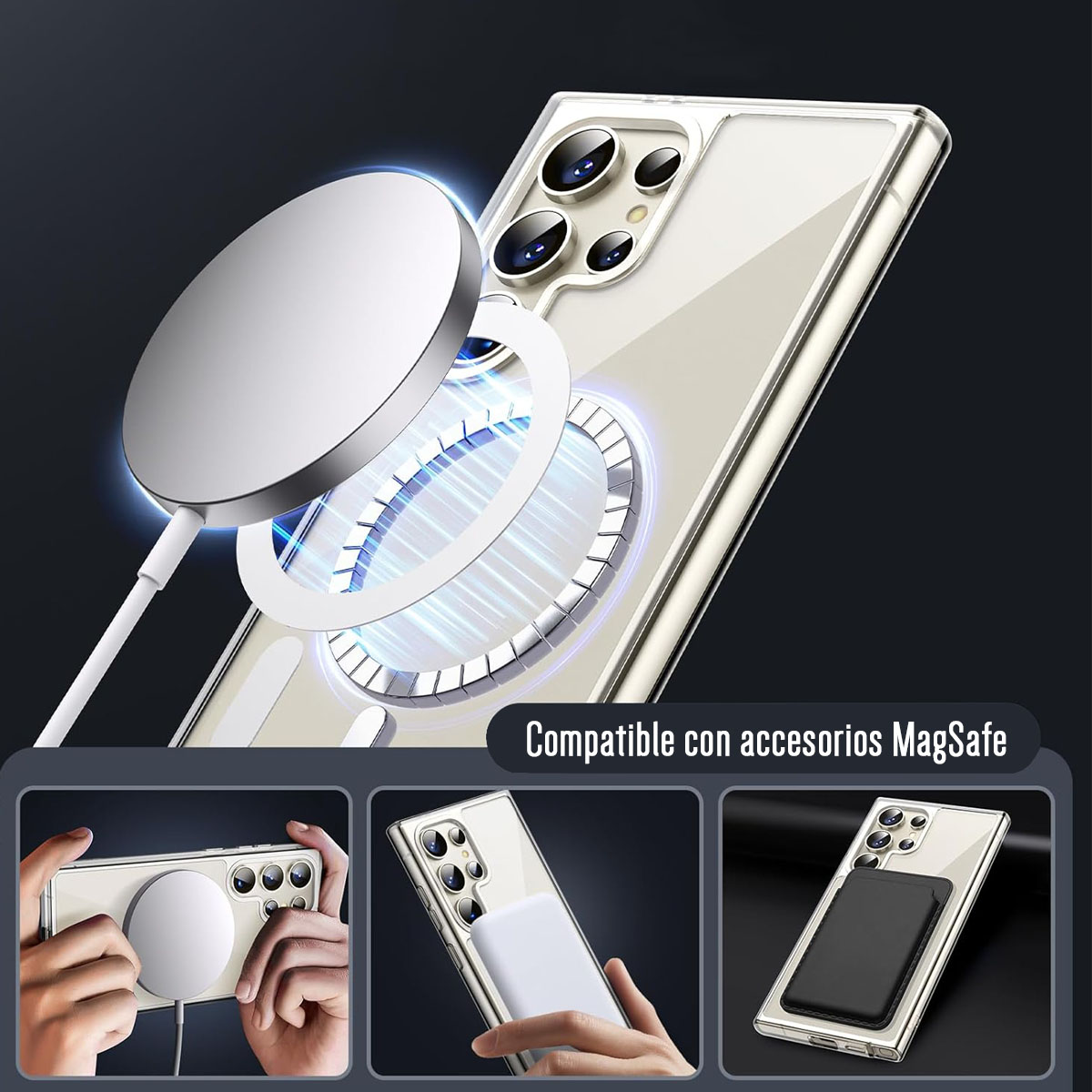 Funda Para Galaxy S23 Ultra Con Magsafe Maxima Protección