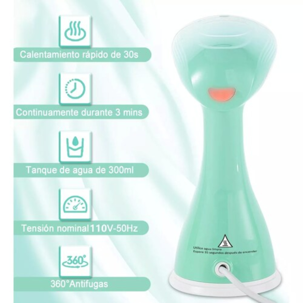 Plancha De Vapor Vertical Portátil, Vaporizador Ropa 1100w