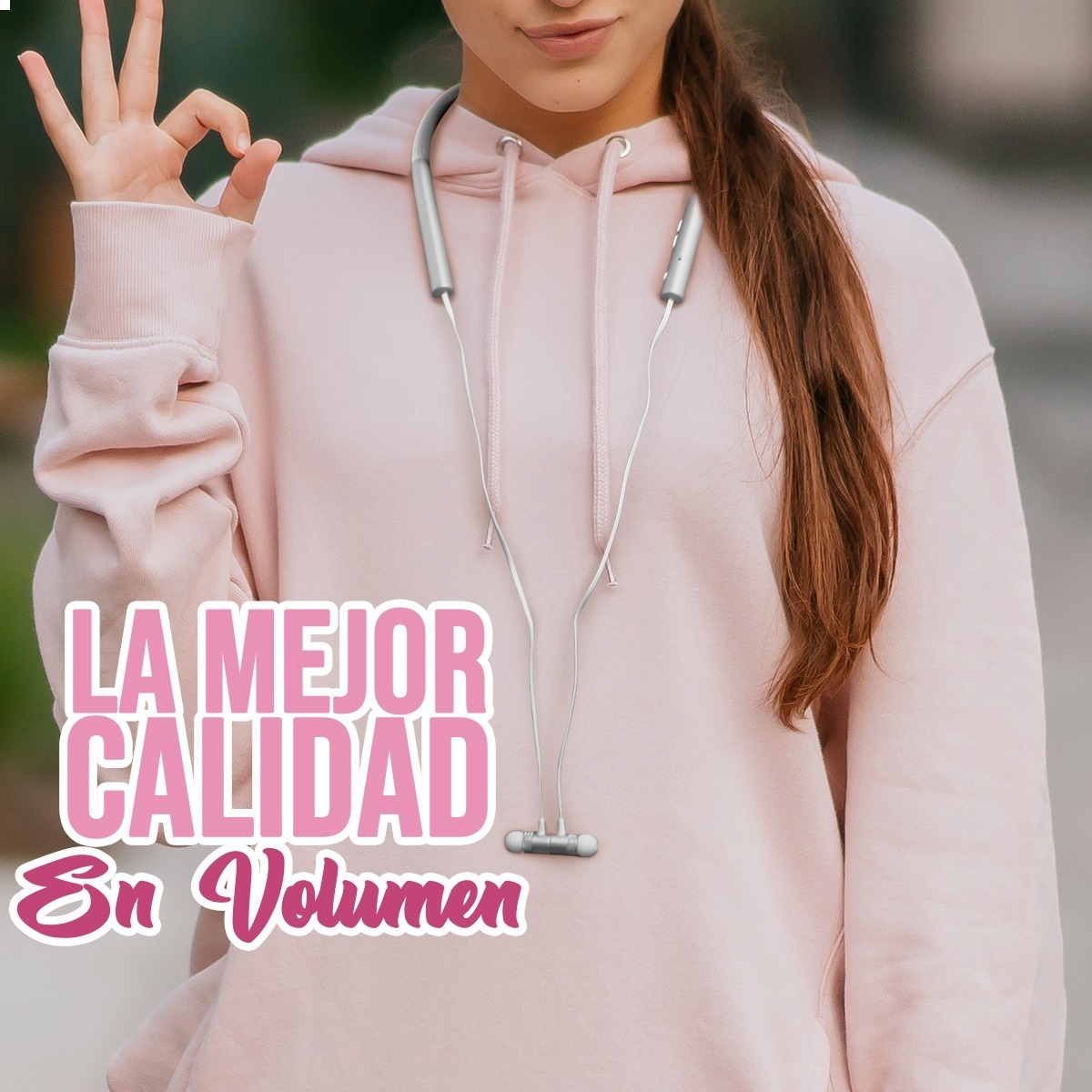 Audífonos Bluetooth Deportivos Manos Libres Inalambrico Sport Neck Band Resistente A Sudor Plateado.