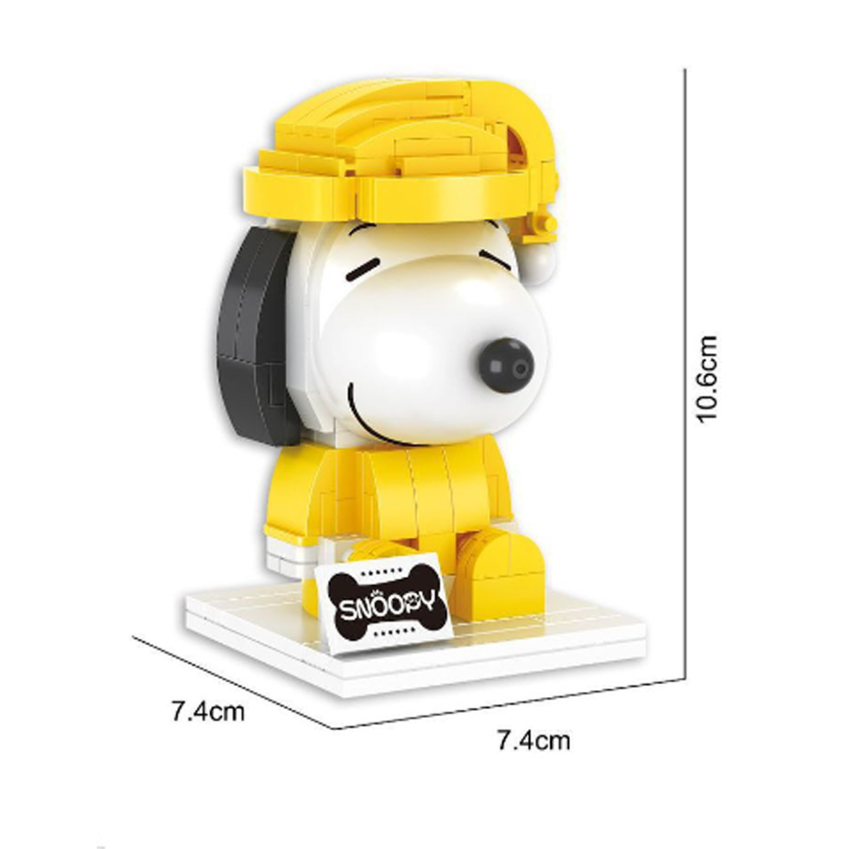 Bloques de Construcción Diseño Snoopy en Pijama.