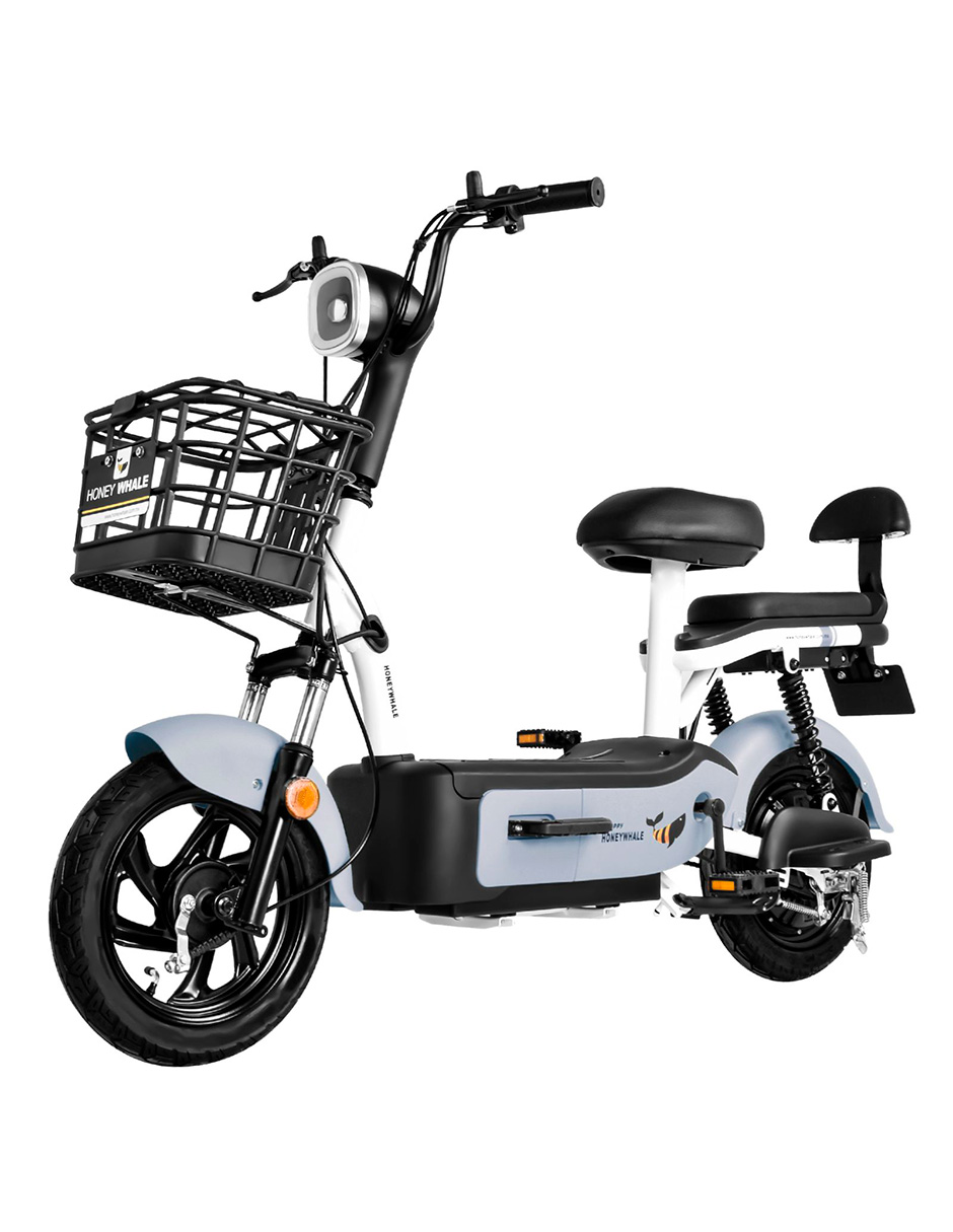 Motobici eléctrica Honey Whale U1S Gris.