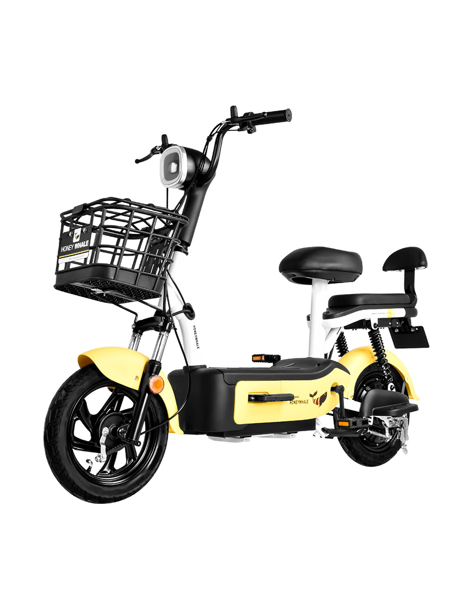 Motobici eléctrica Honey Whale U1S Amarillo.