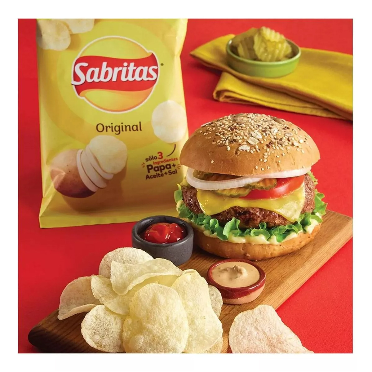 Papas Sabritas Originales 12 Piezas de 18 gramos c/u