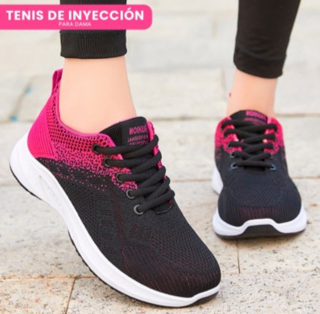Tenis de Inyección Mayoreo dama Calidad Premium Pack 12 pares surtido tallas