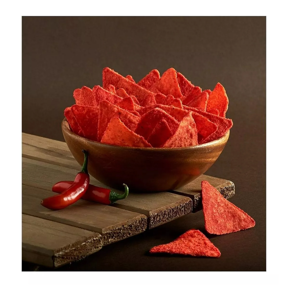 Botana Top Tops Hot Chili 12 Piezas de 52 gramos c/u