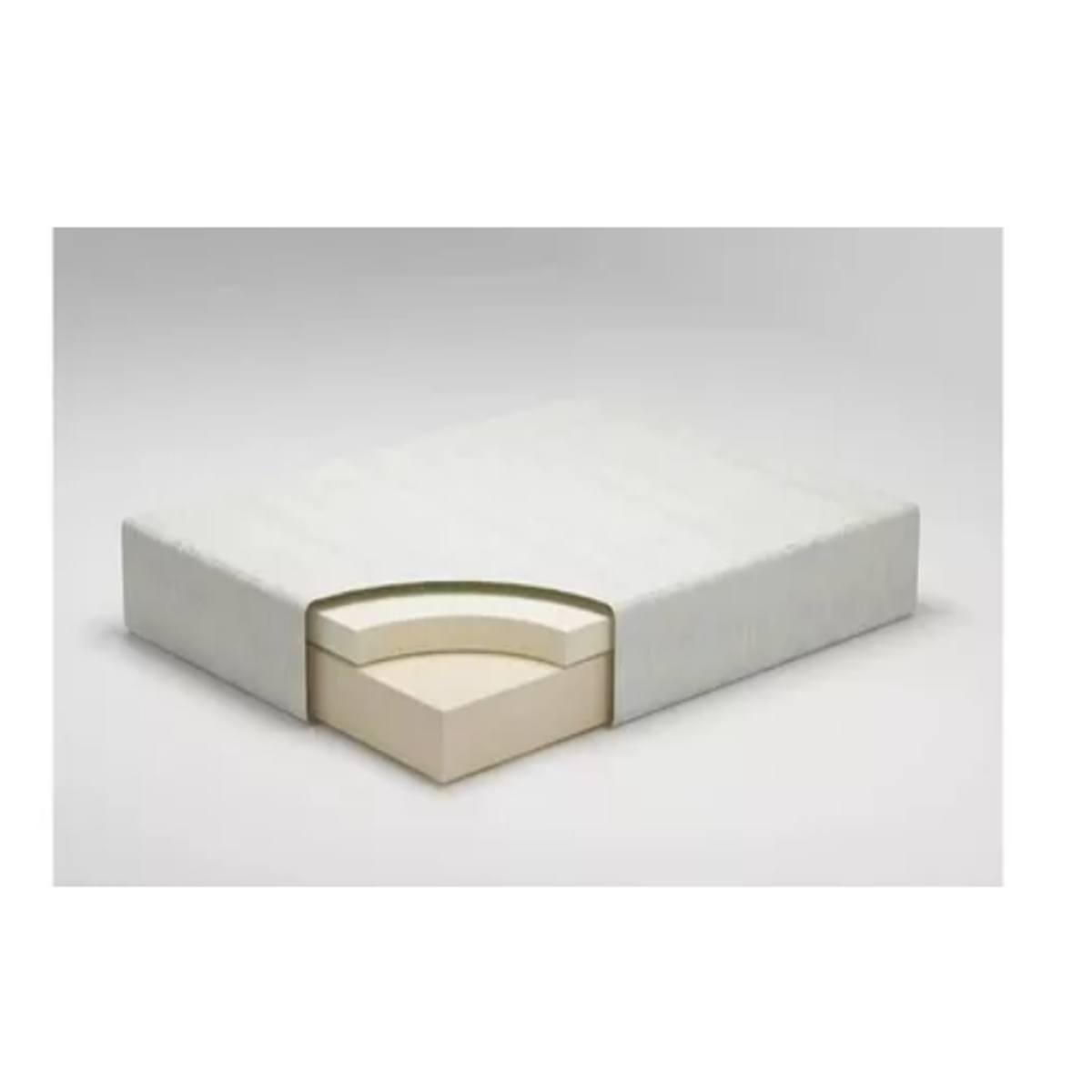 Colchon Memori Memory Foam Individual Doble Capa Ortopedico 100 cm x 190 cm x 20 cm