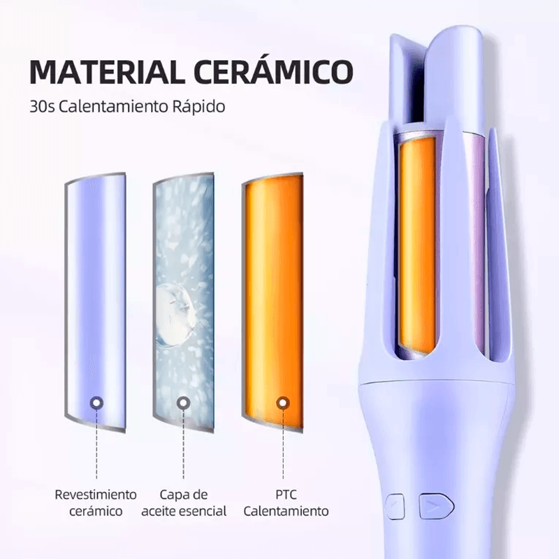 Rizador automático de cerámicaBig Wave 32mm Rizador De Cabello.