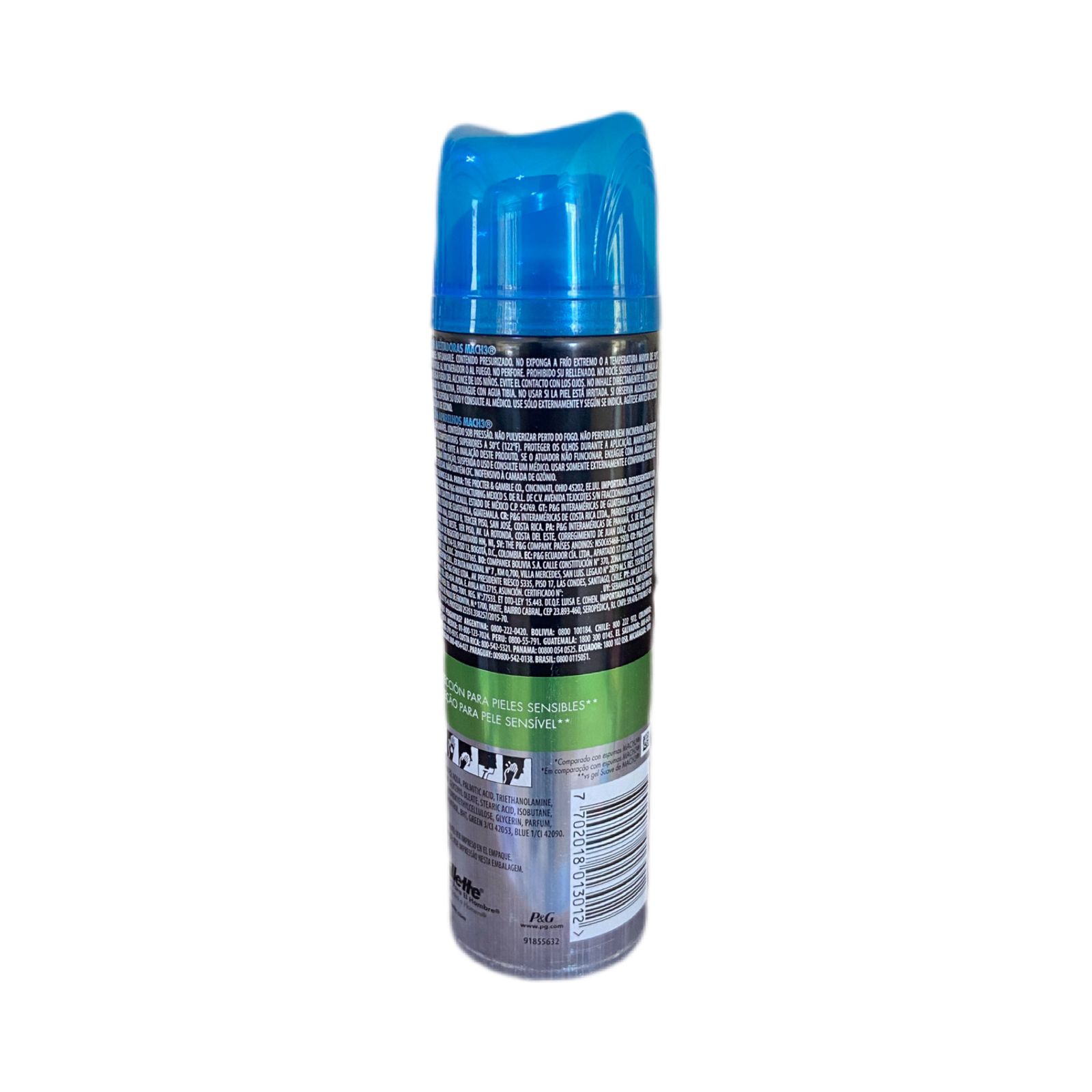 Gel De Afeitar Gillette Mach3 Complete Defense Sensitive 4pz