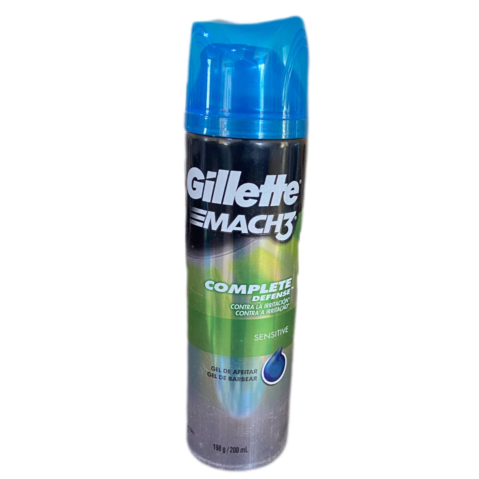 Gel De Afeitar Gillette Mach3 Complete Defense Sensitive 4pz