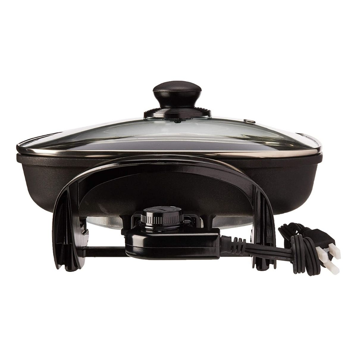 Sartén Eléctrico Oster Color Negro Modelo 2188812 Tapa de Vidrio Antiadherente.