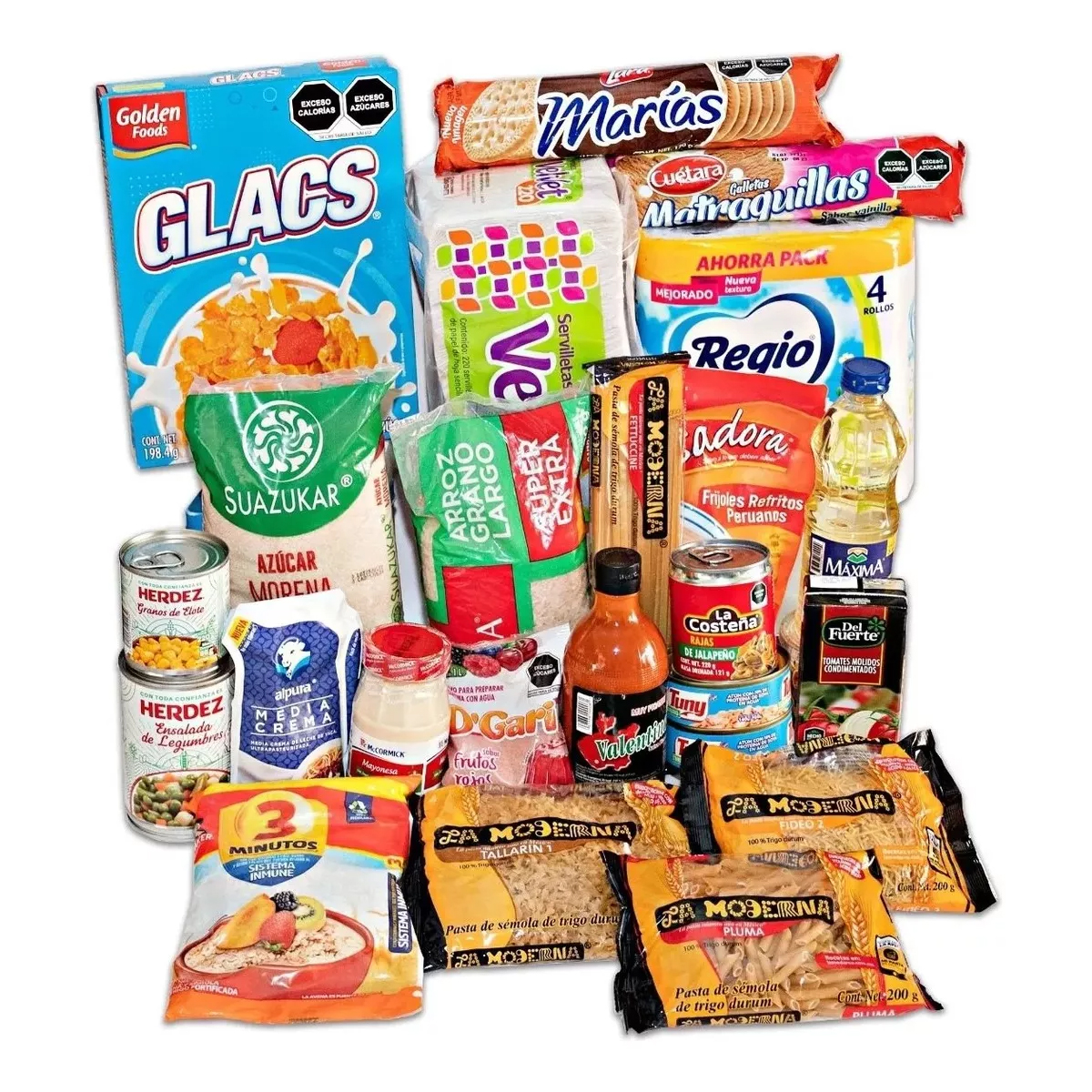 Despensa Básica Completa con 24 Piezas Económica Empresarial