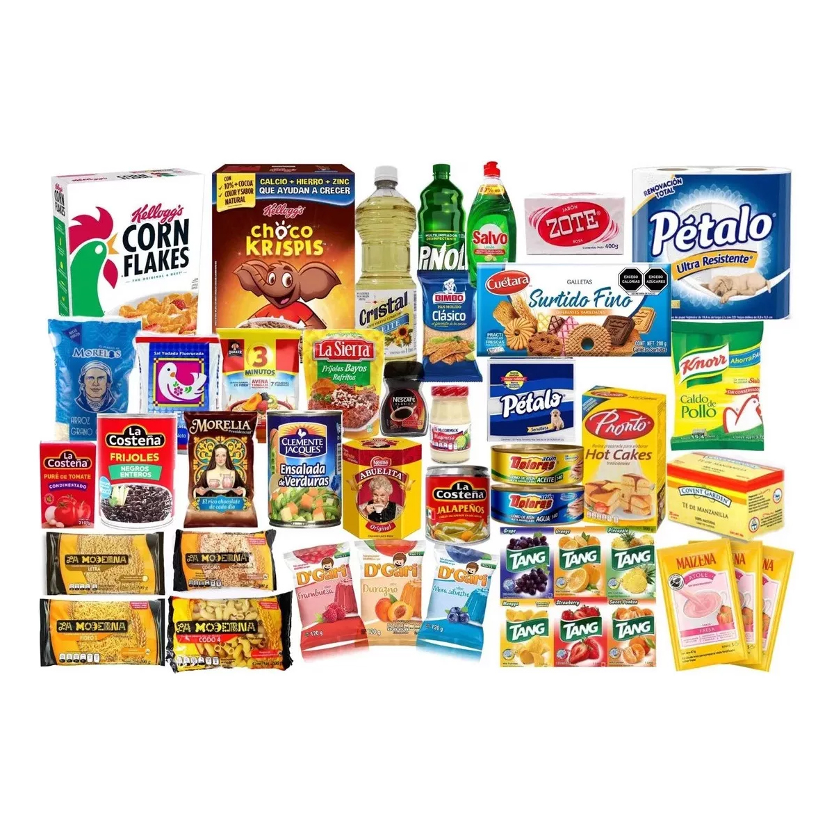 Despensa Completa Con 45 Productos
