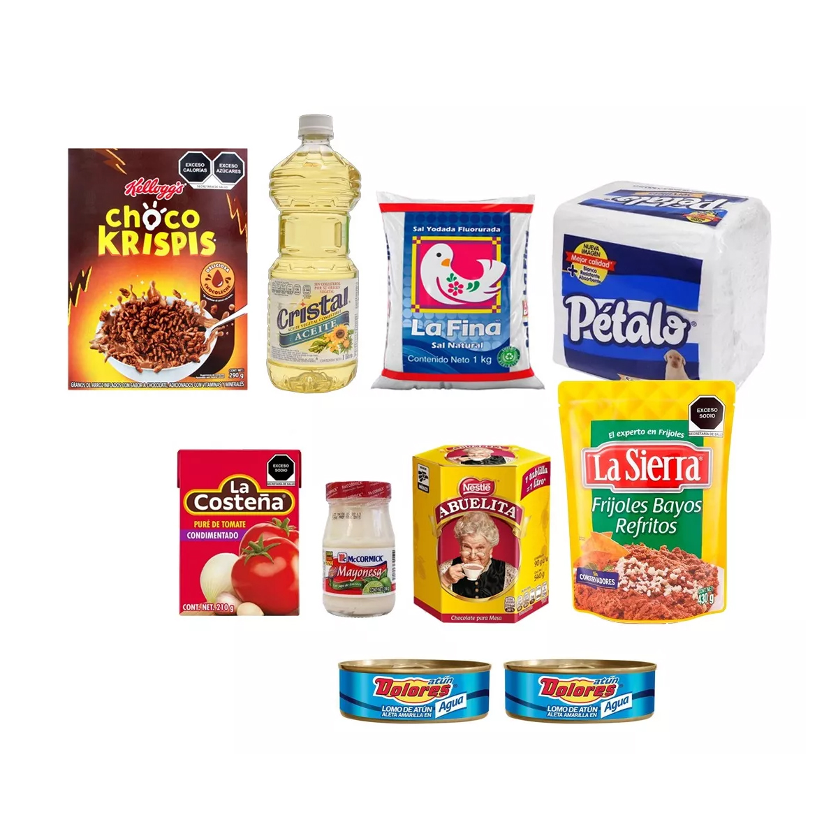 Despensa Completa Con 45 Productos