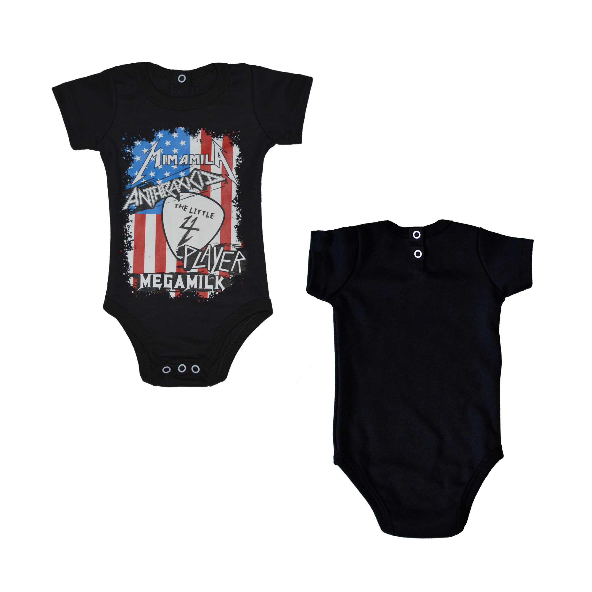 Estilo Metalero desde la Cuna: Pañalero para los Bebés Más Rockeros