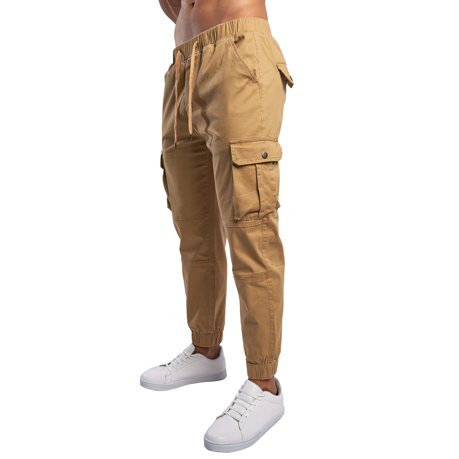 Pantalon Tipo Cargo Táctico Para Hombre Color Beige.