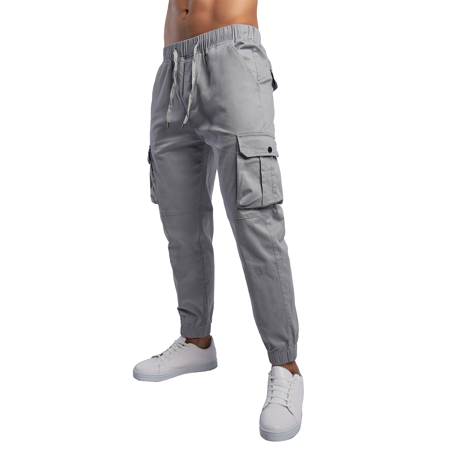 Pantalon Tipo Cargo Táctico Para Hombre Color Gris