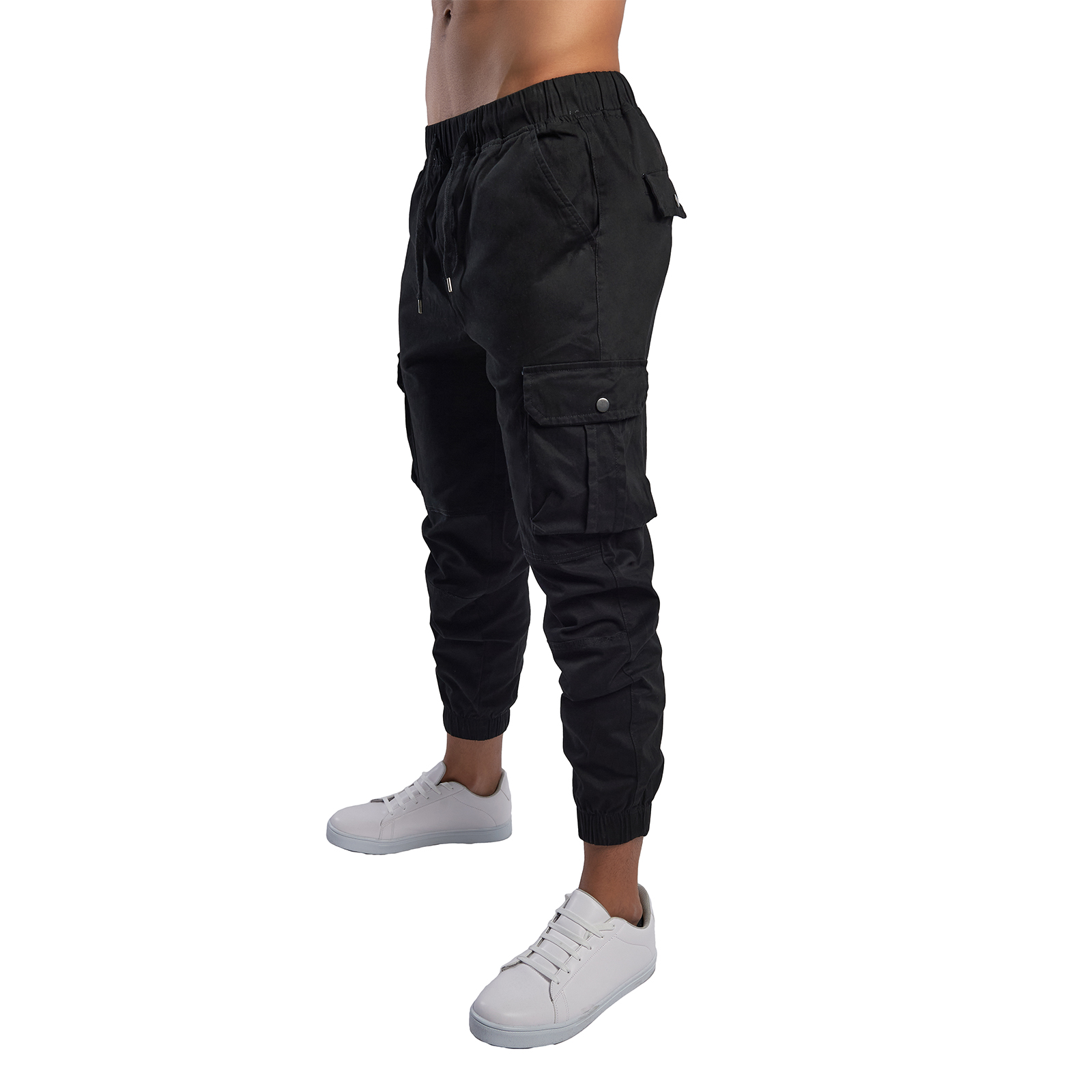 Pantalon Tipo Cargo Táctico Para Hombre Color Negro