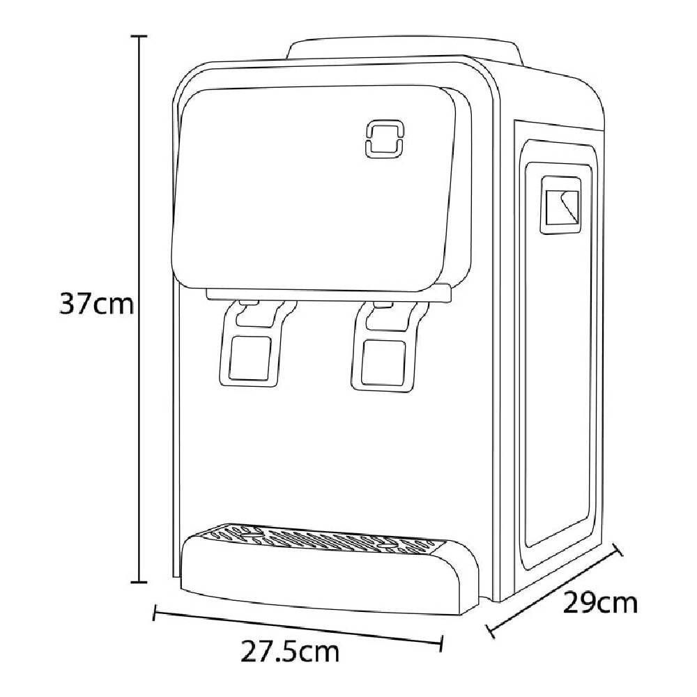 Despachador de Agua Dace EAM06 Termoeléctrico 20 litros Blanco