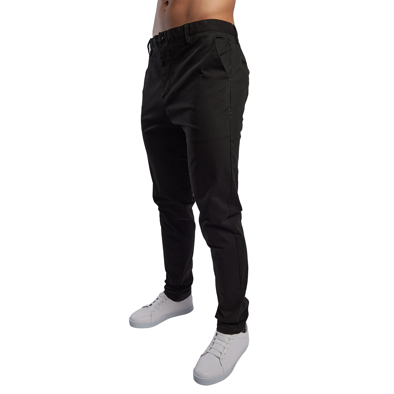 Pantalon de Gabardina Para Hombre Comodo Color Negro