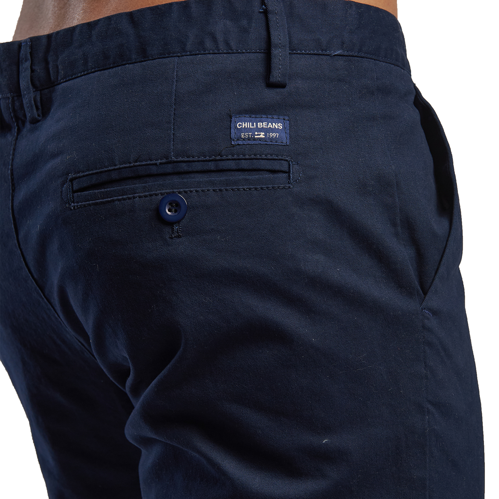 Pantalon de Gabardina Para Hombre Comodo Color Azul Marino