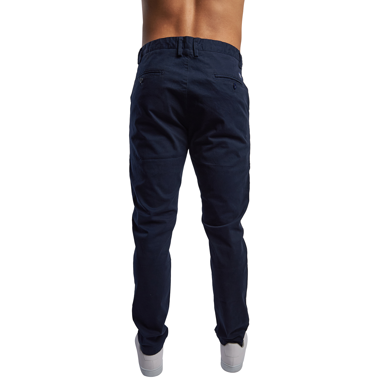 Pantalon de Gabardina Para Hombre Comodo Color Azul Marino