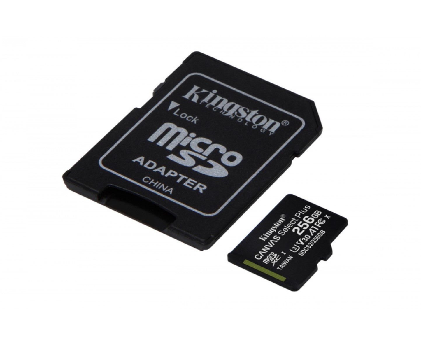  Memoria kingston micro sd canvas select plus 256gb clase 10 sdcs2 256gb cel tableta lap pc drone