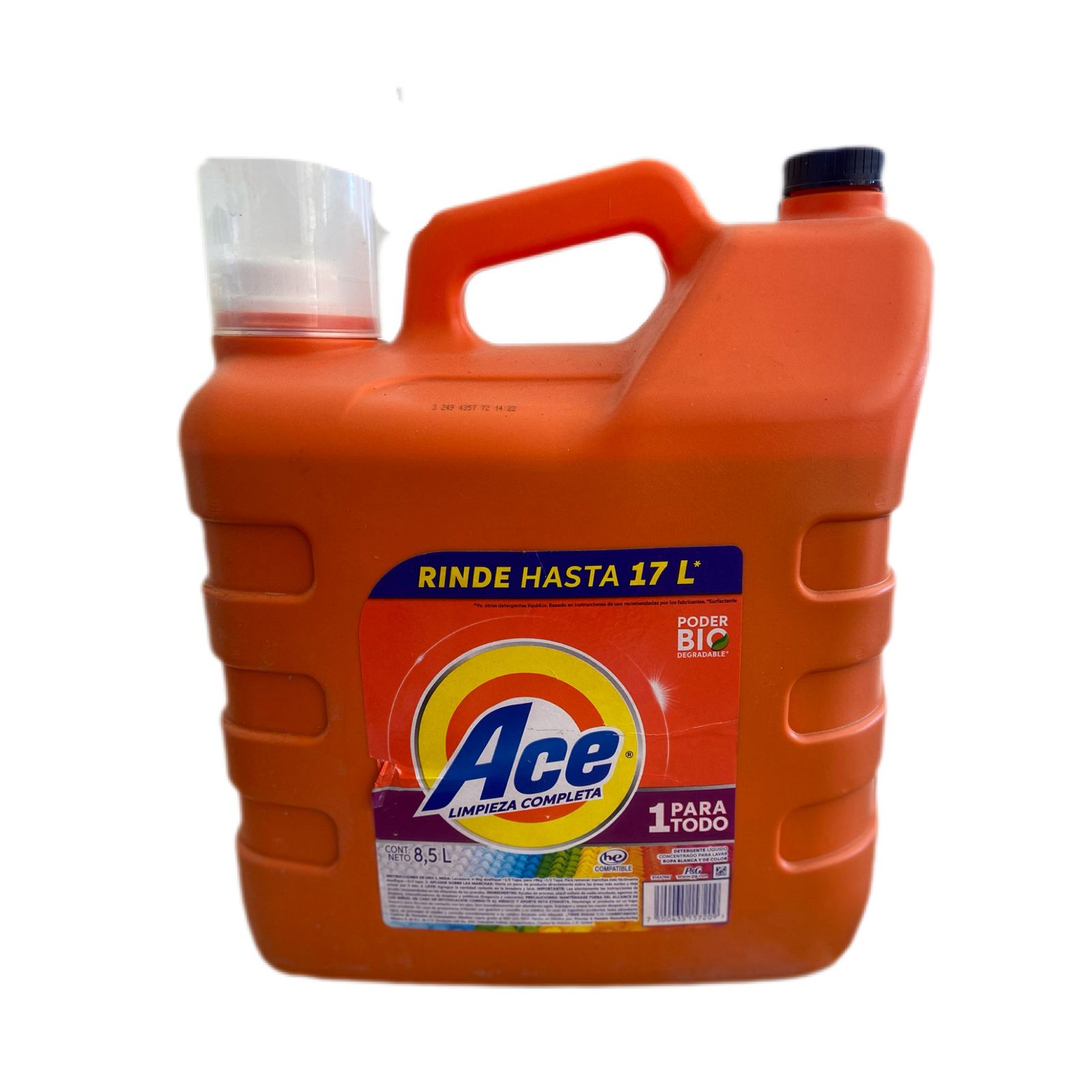 Detergente Ace Limpieza Completa 1 Para Todo De 8.5l 